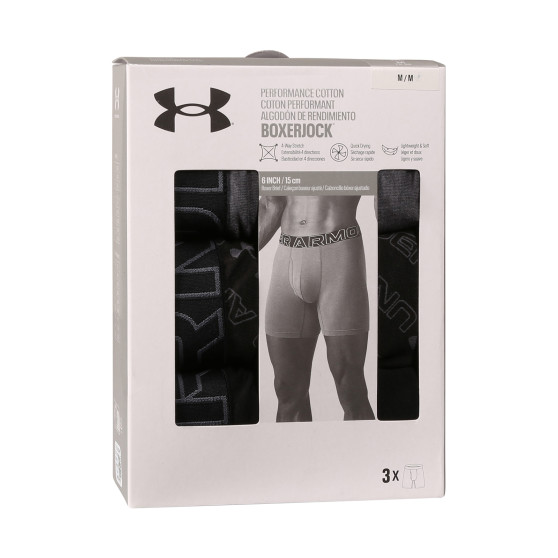 3PACK bokserki męskie Under Armour wielokolorowe (1383890 001)