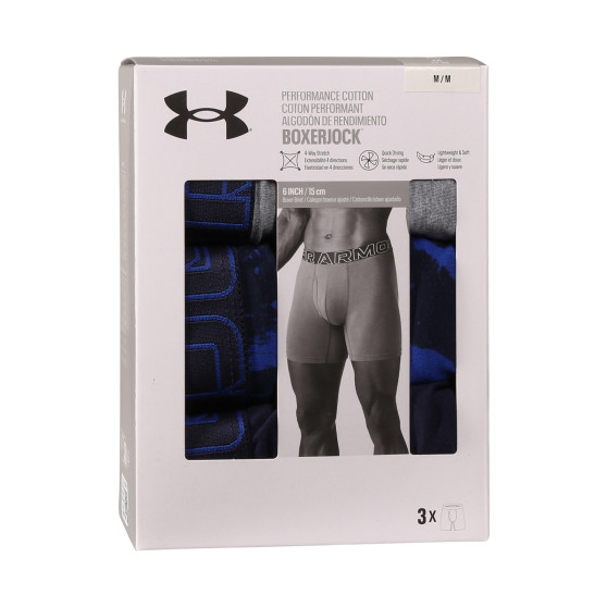 3PACK bokserki męskie Under Armour wielokolorowe (1383890 400)