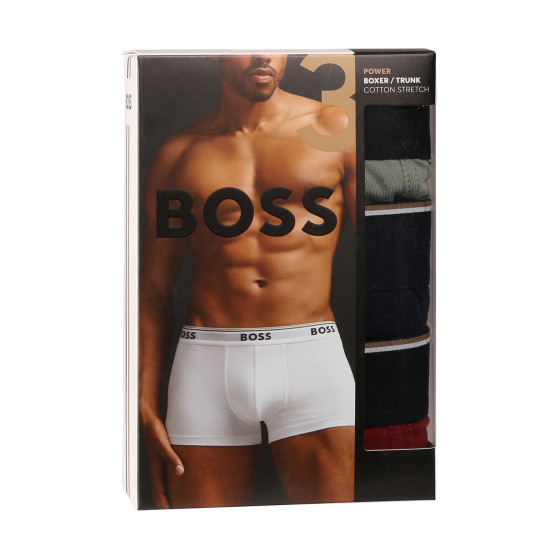 3PACK bokserki męskie BOSS wielokolorowe (50517827 967)