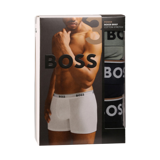 3PACK bokserki męskie BOSS wielokolorowe (50514998 982)