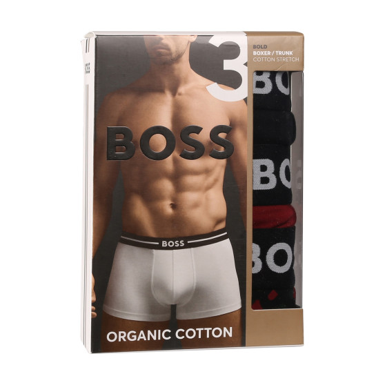 3PACK bokserki męskie BOSS wielokolorowe (50514998 982)