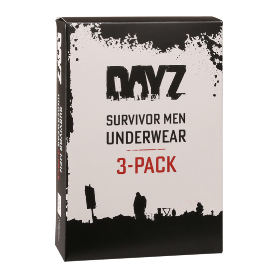 3PACK bokserki męskie DAYZ czarny (DZ001)