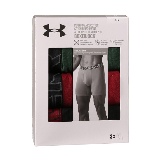 3PACK bokserki męskie Under Armour wielokolorowe (1383889 302)