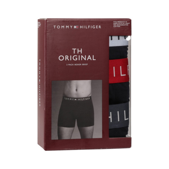 3PACK bokserki męskie Tommy Hilfiger ciemnoniebieski (UM0UM03431 0R1)