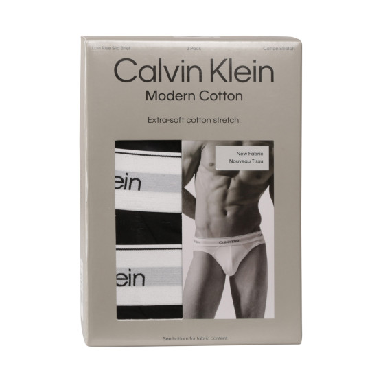 3PACK slipy męskie Calvin Klein czarny (NB3961A-UB1)