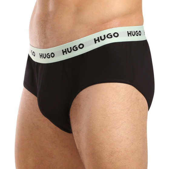 3PACK slipy męskie HUGO czarny (50517879 961)