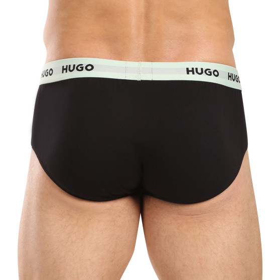 3PACK slipy męskie HUGO czarny (50517879 961)