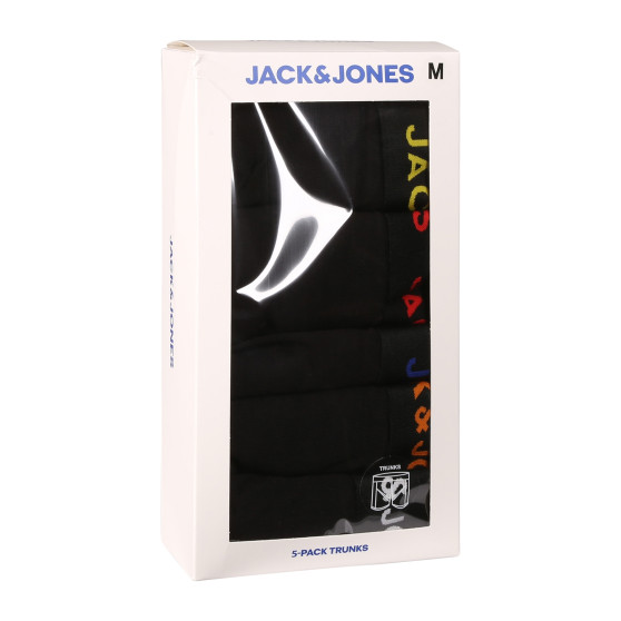 5PACK bokserki męskie Jack and Jones czarny (12242494)