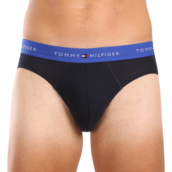 3PACK slipy męskie Tommy Hilfiger ciemnoniebieski (UM0UM02904 0Y1)