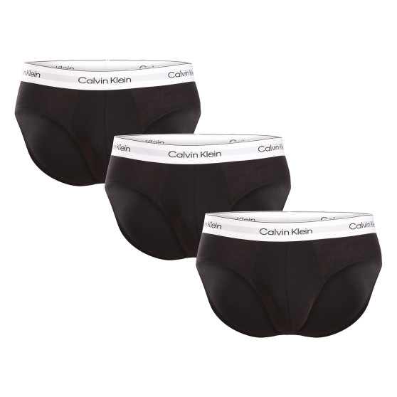 3PACK slipy męskie Calvin Klein czarny (NB3962A-UB1)