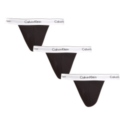 3PACK stringi męskie Calvin Klein czarny (NB3226A-001)