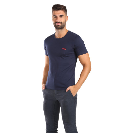 3PACK t-shirt męski HUGO wielokolorowy (50480088 966)