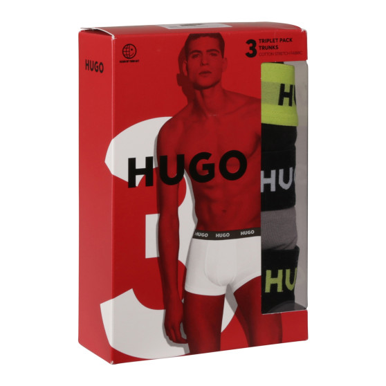 3PACK bokserki męskie HUGO wielokolorowe (50517878 986)