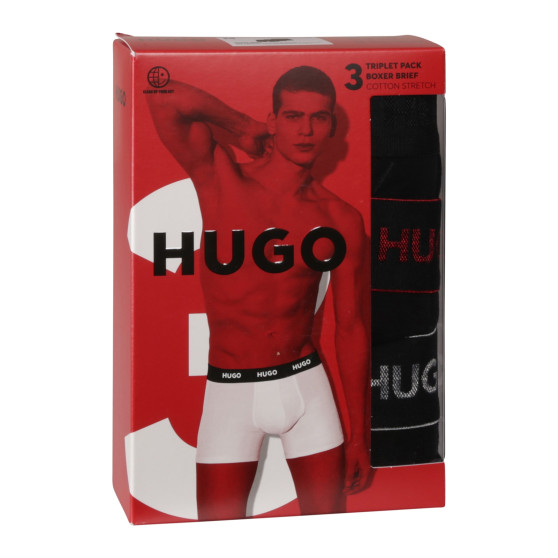 3PACK bokserki męskie HUGO czarny (50517886 991)