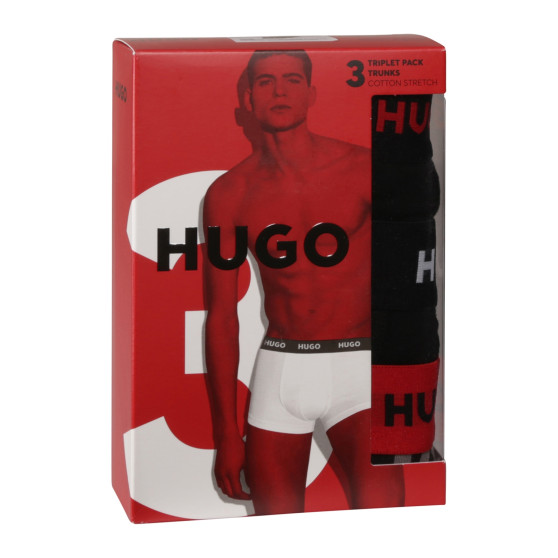 3PACK bokserki męskie HUGO wielokolorowe (50517894 980)