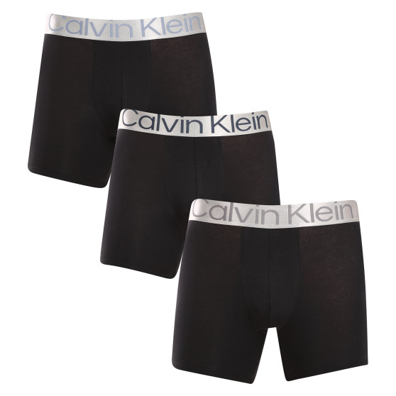 3PACK bokserki męskie Calvin Klein czarny (NB3131A-PZE)