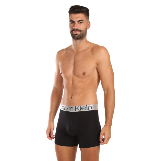 3PACK bokserki męskie Calvin Klein czarny (NB3131A-PZE)