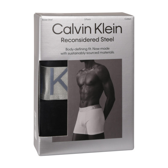 3PACK bokserki męskie Calvin Klein czarny (NB3131A-PZE)