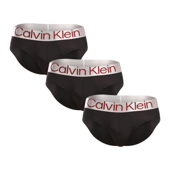 3PACK slipy męskie Calvin Klein czarny (NB3073A-Q09)