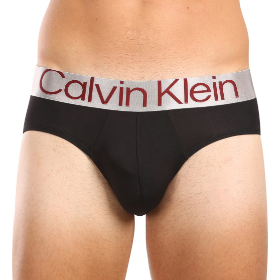 3PACK slipy męskie Calvin Klein czarny (NB3073A-Q09)