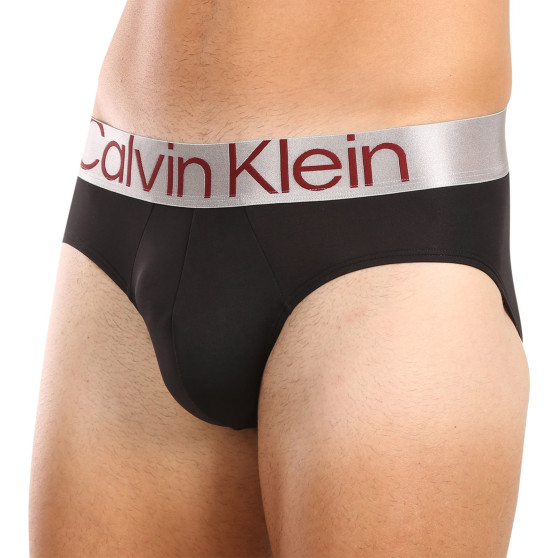 3PACK slipy męskie Calvin Klein czarny (NB3073A-Q09)