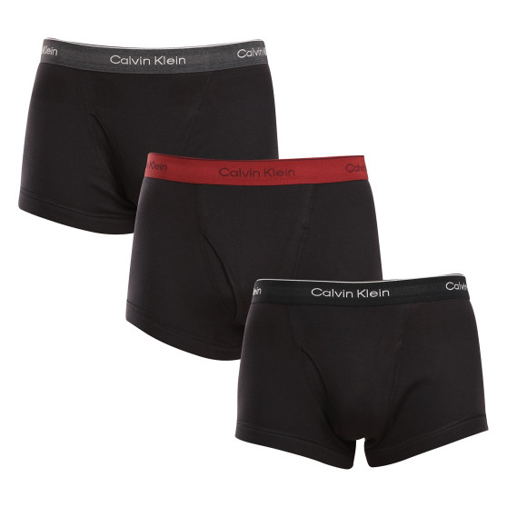 3PACK bokserki męskie Calvin Klein czarny (NB4002A-PRU)