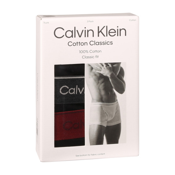 3PACK bokserki męskie Calvin Klein czarny (NB4002A-PRU)