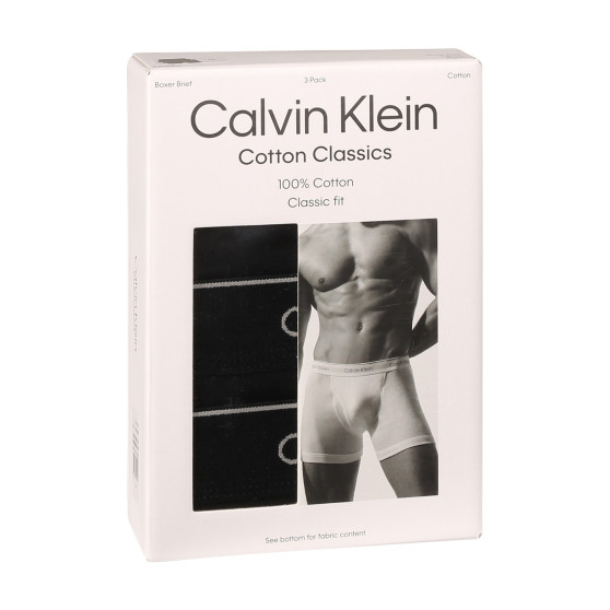 3PACK bokserki męskie Calvin Klein czarny (NB4003A-001)