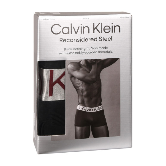 3PACK bokserki męskie Calvin Klein czarny (NB3074A-Q09)