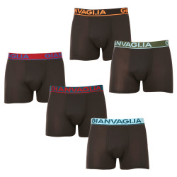 5PACK bokserki męskie Gianvaglia czarny (GVG-5010)